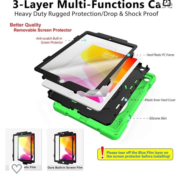 TSQ iPad case. 10.2 inch case . Used - Picture 3 of 6